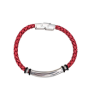 PULSERA ACERO ROJA_3